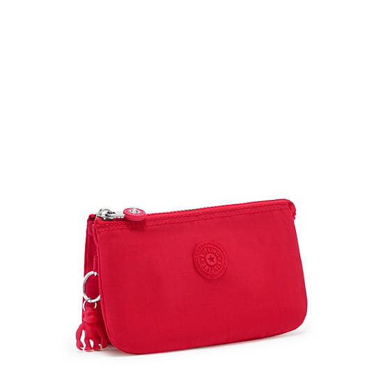 Kipling Creativity Large Pouch Taske Rød | DK 2091DF